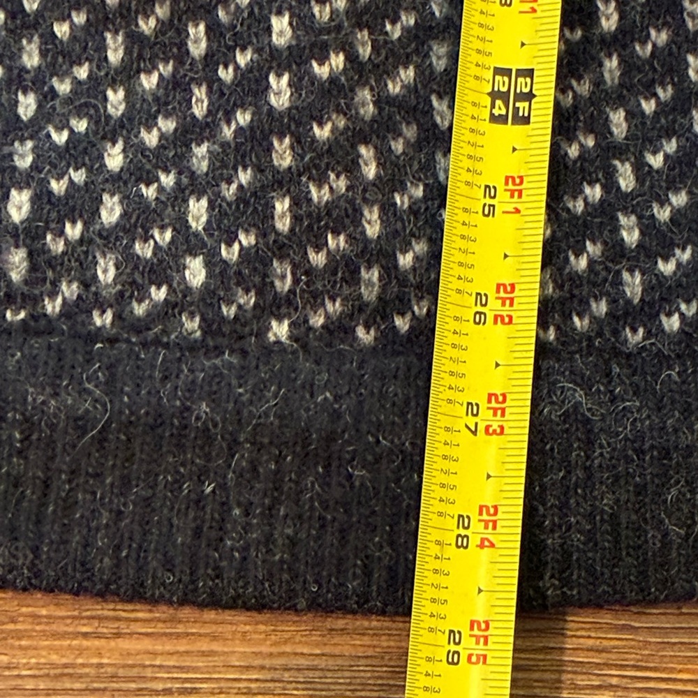 Vintage L.L.Bean Norway Wool Birdseye Nordic Fisherman Jumper Men’s Tall L - Picture 12 of 14